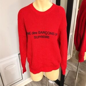 Supreme x Comme Des Garçons Knit Sweater
